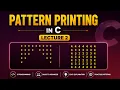 C Programming Pattern Printing Tutorial Star Patterns in C Lecture 2 for Beginners BS Niranjan