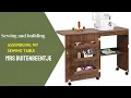 Sewing Table Assembly
