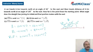 Vector Addition Problem Solving Example KCET 11th Physics Units And Dimensions