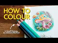 HOW TO COLOUR in Small Victories adult colouring tips for beginners
