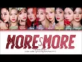 TWICE(트와이스) "MORE & MORE" (Color Coded Lyrics Eng/Rom/Han/가사)