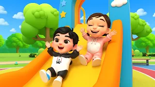 LIVE | Playtime with Farm Animals Newborn Baby Rhymes | Swings & Slides Playground Fun Songs