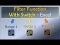 Excel Filter Function on Multiple Ranges