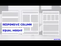 Responsive Column Equal Height HTML And CSS