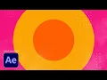 Circle Transition Animation After Effects Tutorial