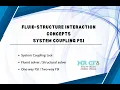 Fluid Structure Interaction FSI Concepts System Coupling ANSYS