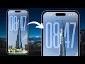 How to Make Clock Bigger on iPhone Lock Screen iOS 26