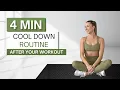 Download Lagu 4 min COOL DOWN STRETCH ROUTINE | Do This After Your Workout | Flexibility and Muscle Recovery