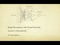 Lecture 1 Introduction to Neural Networks
