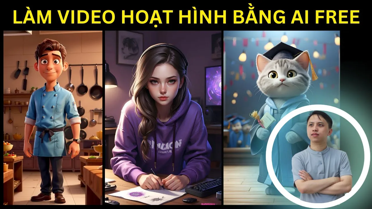 Outline Video Cách làm video HOẠT HÌNH bằng AI MIỄN PHÍ chỉ trong 6 phút hướng dẫn | Cách Tạo Video AI 2024