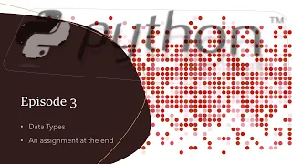 python00b A Journey to Learning Python - Episode 3