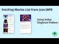 Fetching Movies List From API using Volley Library in Android Studio 2021