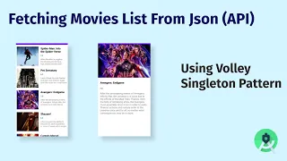 Fetching Movies List From API using Volley Library in Android Studio 2021