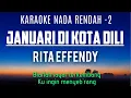 Download Lagu Januari di Kota Dili - Rita Effendi (Karaoke Lower Key Nada Rendah -2)