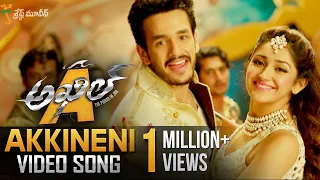 akkineni full video song akhil movie video songs akhil akkineni sayyeshaa