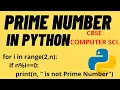 Python program to check prime number - Prime Number in Python