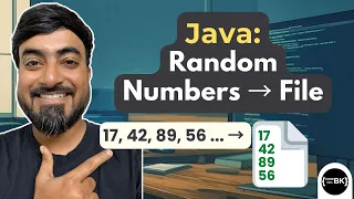 Java Program to Write Random Integers to a File using java util Random