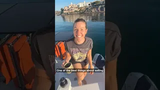 The reason why we chose to live on a yacht, is so we can wake up in a new place every day #sailing