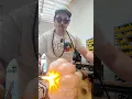 Sparkle Pumpkin, But Make It Glass #glassblowing #satisfying #glass