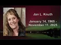 20NOV2025 Jan Knuth s Funeral
