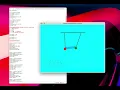 Coupled pendulum using python turtle and scipy