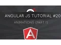 AngularJS Tutorial - Animations part 1