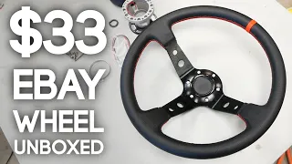 Unboxing a 33 eBay Steering Wheel Does it Suck