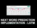 Next word Prediction Language Modelling RNN LSTM Python TensorFlow Keras Text Generation