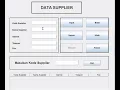 PEMROGRAMAN II KELAS 06TPLE002 - FORM INPUT DATA SUPPLIER DI NETBEANS