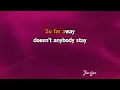 So Far Away - Carole King | Karaoke Version | KaraFun