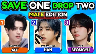 SAVE ONE DROP TWO KPOP IDOL MALE EDITION K Pop Quiz Game 2025 