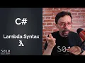 Lambda Syntax in C