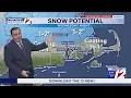 WPRI 12 Weather Forecast for 26 Flurries today rain to snow tomorrow