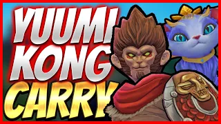 Download Wukong EXPERT Tries The YUUMI \u0026 WUKONG Strategy And Hard CARRIES! MP3