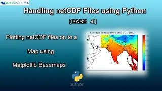 How to Plot netCDF data onto a Map using Python with Matplotlib Basemap toolkit Part 4