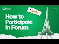 How to participate in a Forum Discussion AIIAS Online Tutorials Moodle