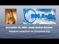 Lagu Anne Archer Butcher: Dolfijnen redden haar op eerste kerstdag.