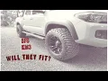 Tacoma BFG KM3 will they fit