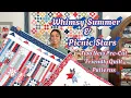 Whimsy Summer Picnic Stars Two New Pre-Cut Friendly Quilt Patterns