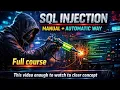 SQL Injection Masterclass MANUALLY With SQLmap Full Course vulnerability Explain