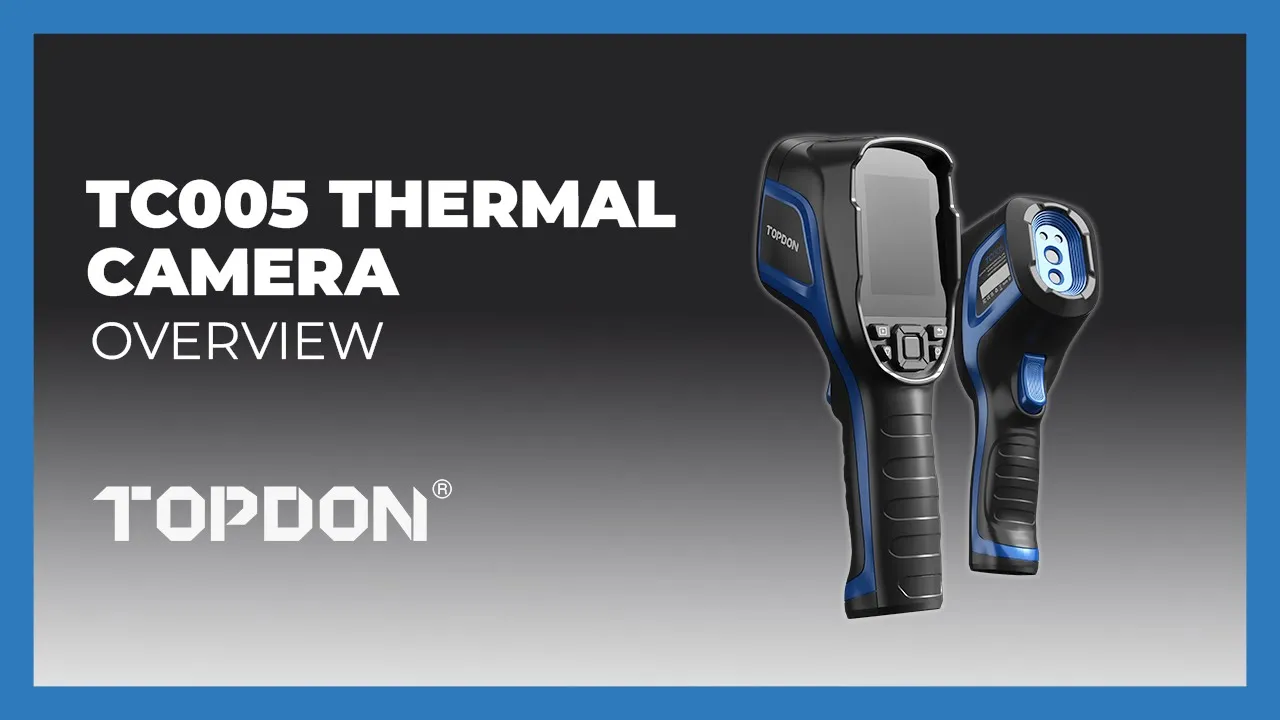 Présentation officielle de la caméra thermique Topdon TC005