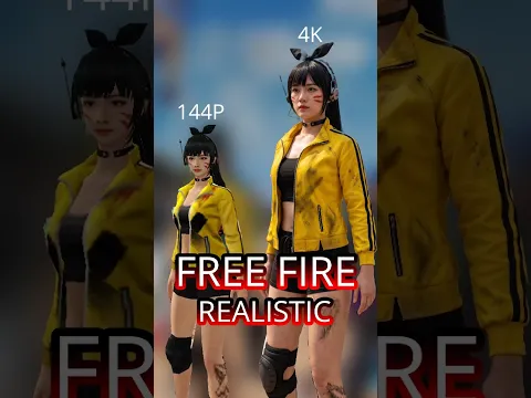 transforming free fire into realistic cosplay #shorts #thanxgodgaming