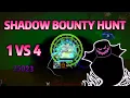 Destroying 1v4 Teamers With Shadow Blox Fruits