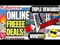 FREEEEE Walgreens ONLINE DEALS are Ends