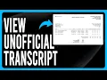 How to View an Transcript How to Obtain an Transcript