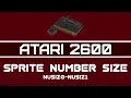 Atari 2600 Programming - 11 Sprite Number Size