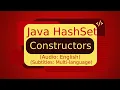 Java HashSet Constructors Java Collections Tutorial Java Tutorial