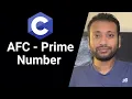 C programming Bangla Tutorial 5 103 Prime number A F C