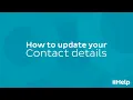 iiHelp - How to update your contact details