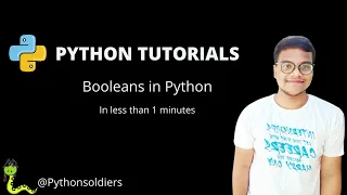 Booleans in Python Tutorial
